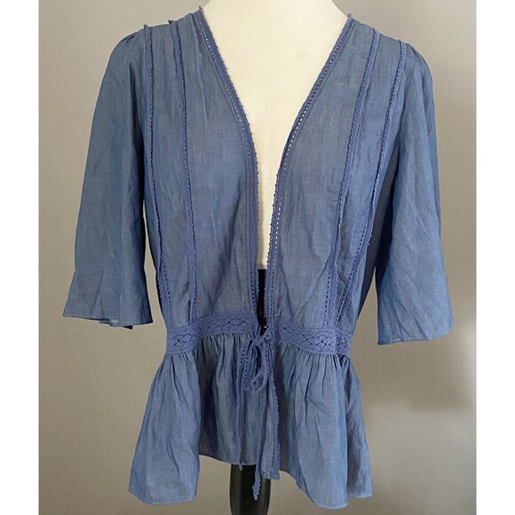 NWT Matilda Jane Hour By Hour Chambray Jacket Size Large - Picture 2 of 8
